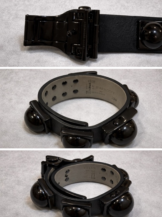 Reed Krakoff Stud Watch Black Leather main image 4